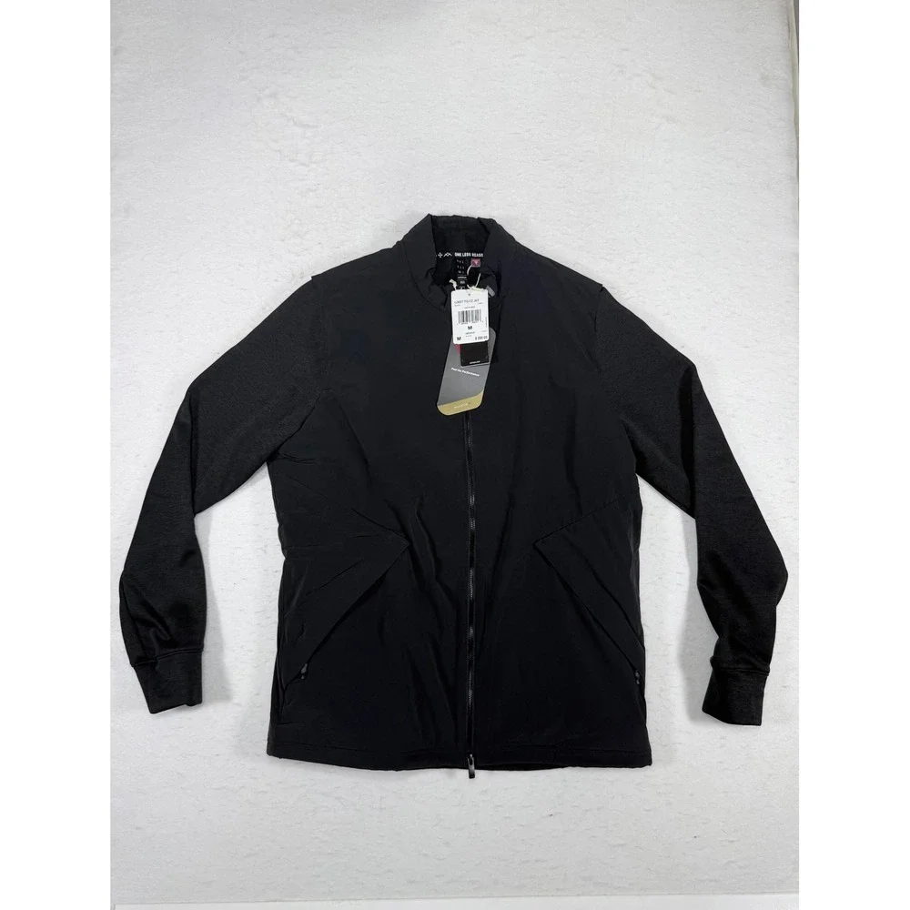 Adidas Terrex Primaloft Hybrid Jacket Mens Medium Black Full Zip Mock Neck New